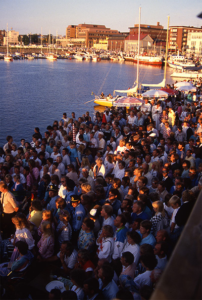 Publik i Norra Hamnen