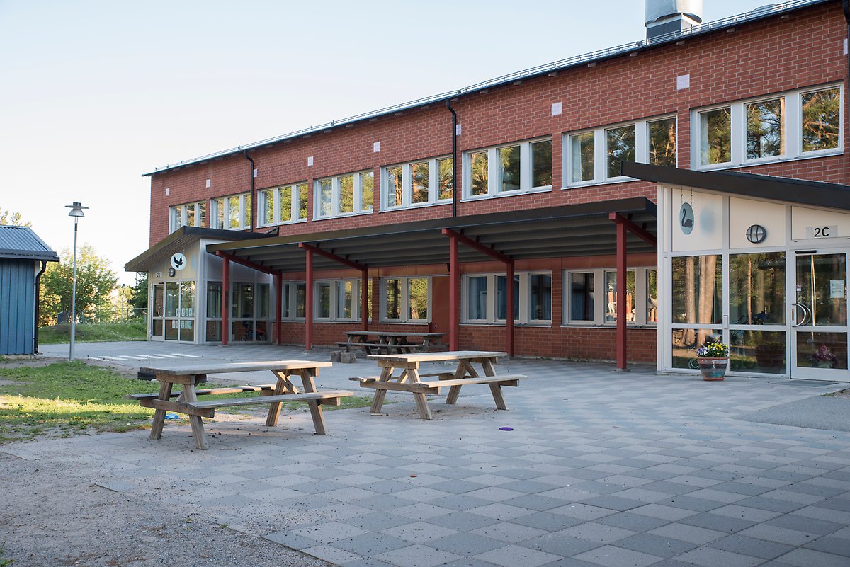 Utomhusmiljö Montessoriförskolan, en del av förskolans gård